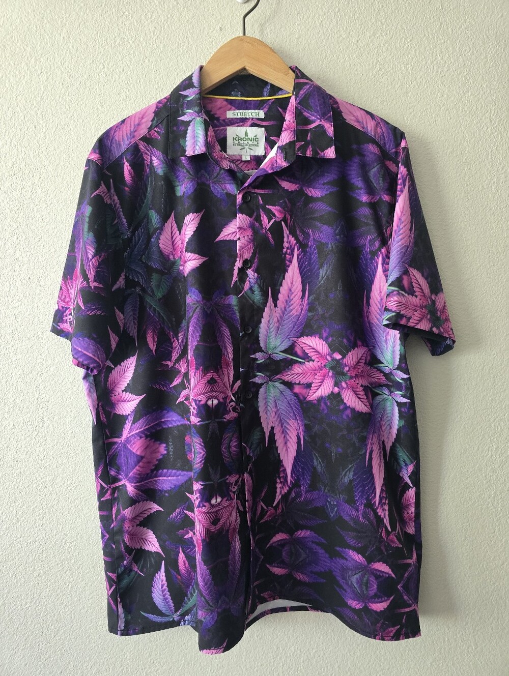 KRONIC Prints Shirt Men's Large By Drill Clothing